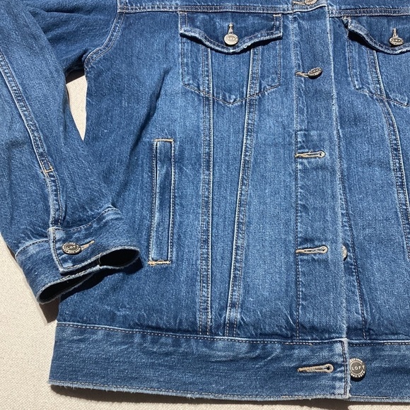 LOFT | Denim Trucker Jacket - Picture 4 of 16